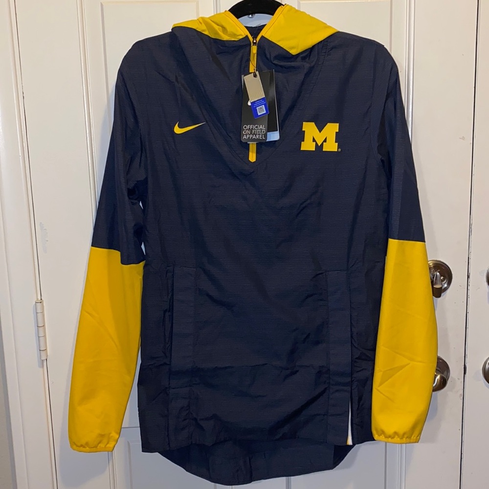 Nike Michigan Football Pullover 1/4 Zip Jacket